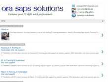 Tablet Screenshot of orasaps.com